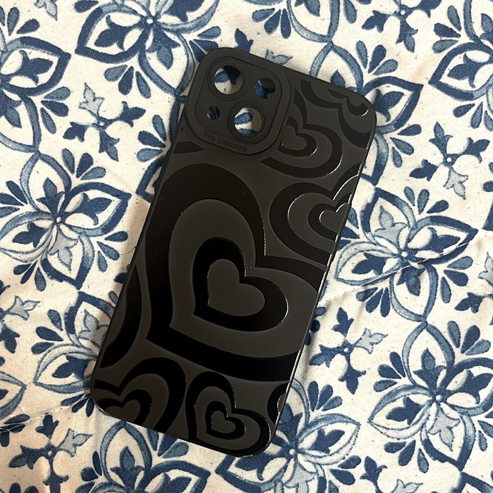 Black Hearts iPhone 13 Case
